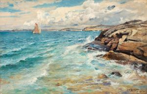 Coastal Scene From Marstrand by Johan Erik Ericson