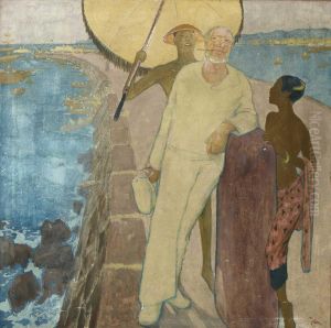 Am Quai by Fritz Erler
