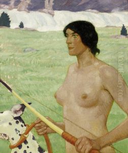 The Hunting Goddess Diana by Fritz Erler