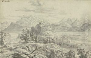 Bewaldete Voralpenlandschaft