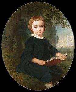 Kinderbildnis by Hermann Ernecke