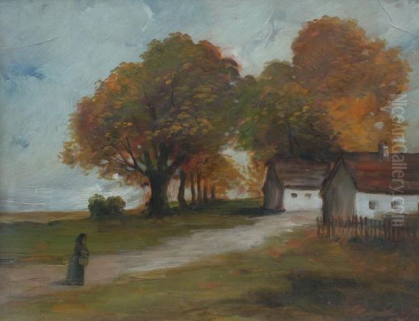 Figure In Landscape - view 1