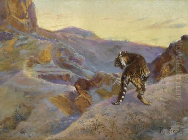 Tiger In The Mountains - view 1