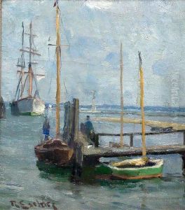 Seegelbote Ampier by Hermann Richard Eschke