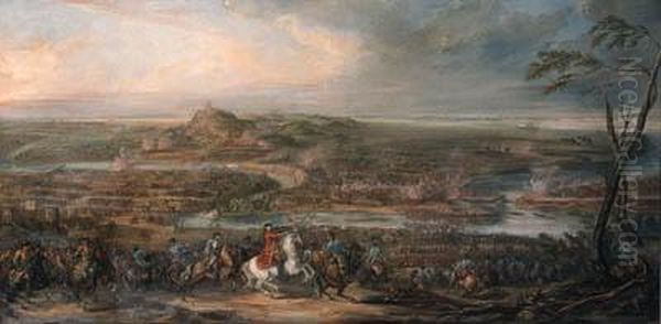 The Battle Of Bassignana, 27 July 1745, Between The French Troops,led By The Marechal De Maillebois, And The Spanish Troops, Led Bythe Conde De Gages - view 1