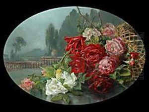 Rosen In Parkanlage by Adele Esinger