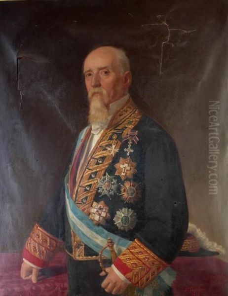 Retrato De Militar Condecorado - view 1