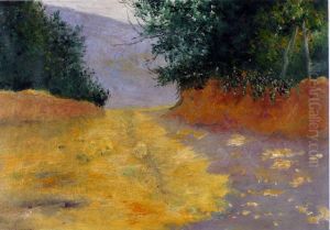 "paisaje Con Camino Al Sol" by Juan Espina Y Capo