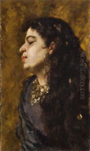 Donna Di Profilo by Gaetano Esposito