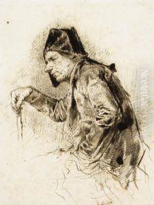 A Portrait Of A Man by Jose Maria Estrada