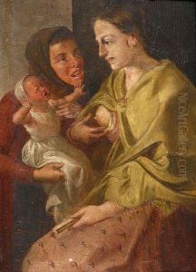 Escena Costumbrista. by Antonio Jose Estruch Martinez