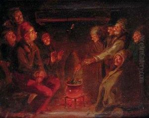 Personajes Frente Al Fuego by Antonio Jose Estruch Martinez