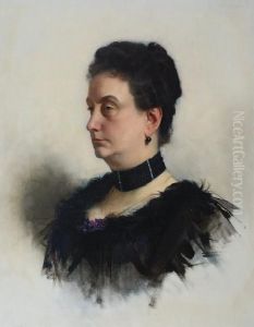 Portret Damy W Czerni by Denis Etcheverry