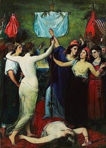 Allegorie De La Paix Ecrasant La Sottise by Antoine Etex