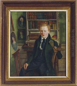 Portrait Of An Artist In His Studio