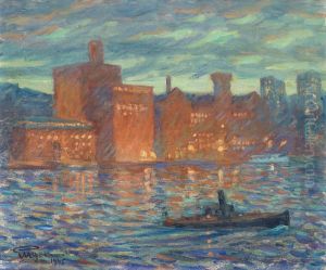 Lights Onthe Factory Front by Prince Eugen Of Sweden