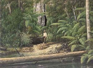 Man By The Edge Of The River by Alfred William Eustace