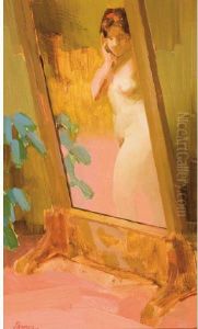 Nude Female Reflection Nude Female Reflection
