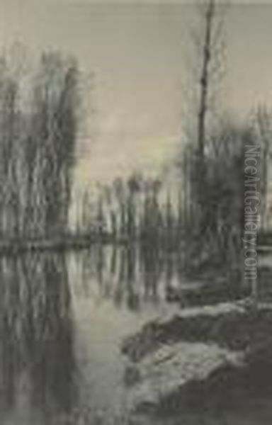 Springtime, France (crepuscle Au Printemps) - view 1
