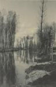 Springtime, France (crepuscle Au Printemps) by Frederick Henry Evans