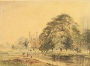 Cattle Before Eton College by William of Eton Evans