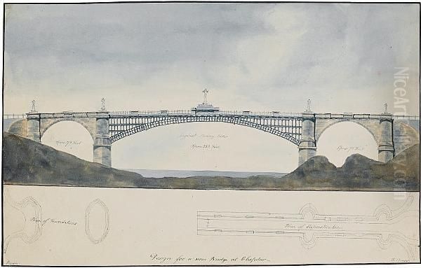 Design For A New Bridge At Chepstow - view 1