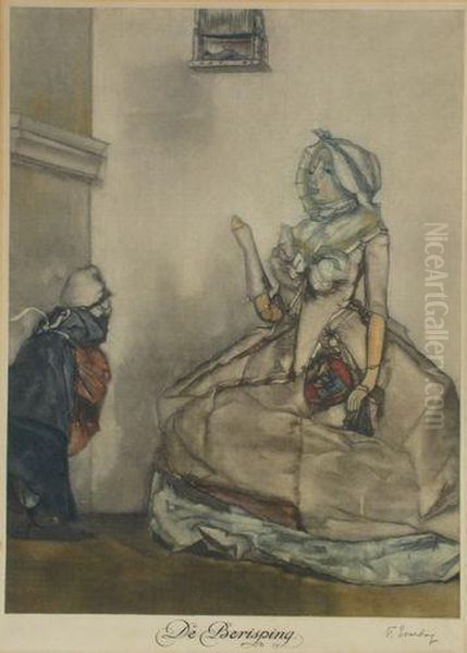 "de Berisping". Colourmezzotint After - view 1
