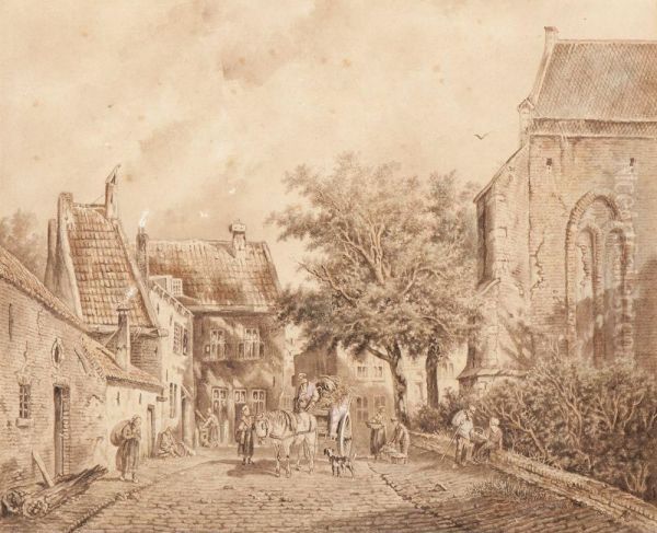Daily Activities By The Town Church - view 1