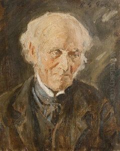 Portrait Of An Old Man by Reginald Grenville Eves