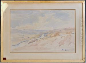 Tees Looking Towards Middleton by Reginald Grenville Eves