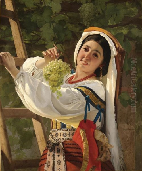 Laughing Italian Girl - view 1