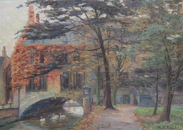 Beguinage With Canal - view 1