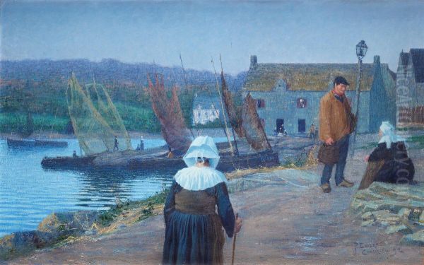 The Harbour In Concarneau, Brittany - view 1