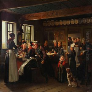 Episode Af Et Gilde Paa Amager by Julius Exner