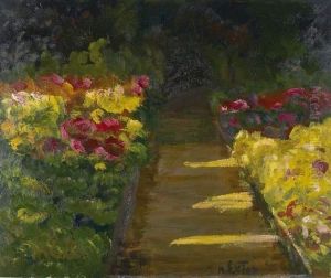 Schmaler Weg In Sommerlicher Blute. 1911 Schmaler Weg In Sommerlicher Blute. 1911