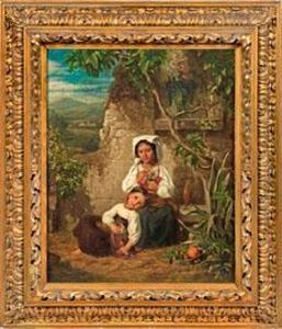 Rastendeitalienische Madchen by Carl Eybe