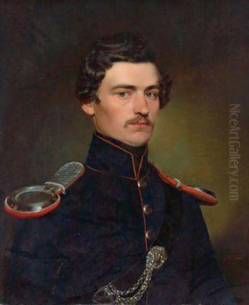 Portrait Eines Jungen Herren In Uniform - view 1
