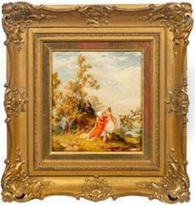 Ruhe Auf Der Flucht by Gustav Eyer