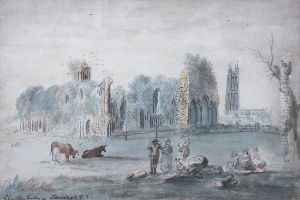 Glastonbury, Somerset by Edward Eyre