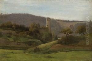 Mittelgebirgslandschaft by Louis Eysen