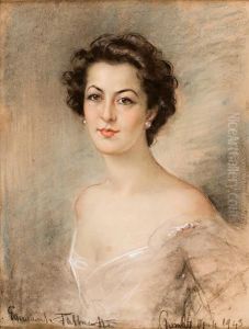 Ritratto Di Gentildonna In Bianco