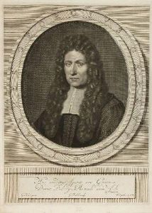 Portrait Von Abraham De Moivre/ Portrait Von Joh by Joachim Faber