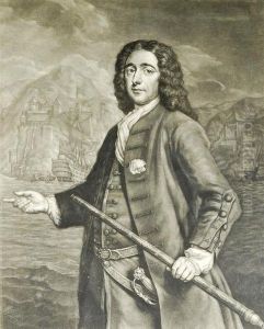 The Hon.ble Edward Vernon Esq.r Vice Admiral Of The Blue by Joachim Faber