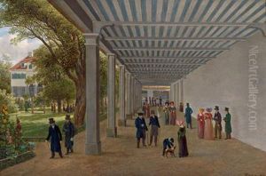 Nella "trinkhalle" by Karl Gottfried Traugott Faber