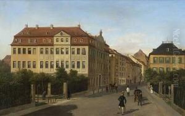 Dresden - Blick In Die Seegasse - view 1