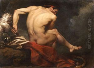 Soldat Grec Au Repos by Francois-Xavier Fabre