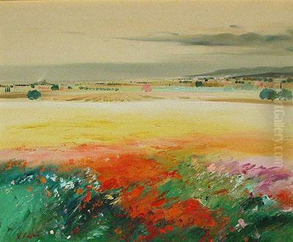 Paisaje.
Oleo Sobre Lienzo. 50 X 62 Cms - view 1