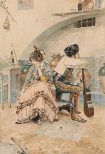 After The Performance by Antonio Maria Fabres Y Costa