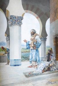 Prayer Time by Antonio Maria Fabres Y Costa