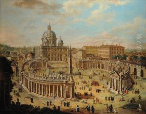 Veduta Dipiazza San Pietro by Jacopo Fabris Venice